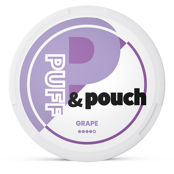 PUFF & POUCH puff & pouch grape 12mg nicotine pouches wholesale | Swepouch
