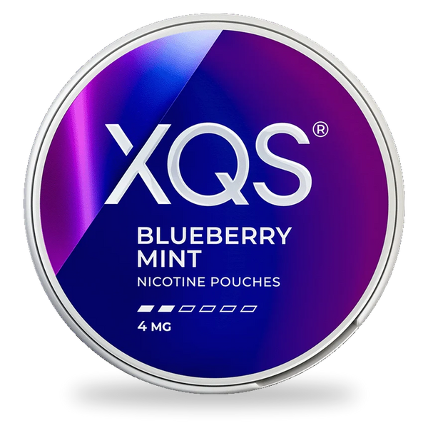 XQS Blueberry Mint nicotine pouches wholesale | Swepouch
