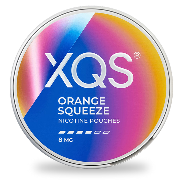 XQS Orange Squeeze nicotine pouches wholesale | Swepouch
