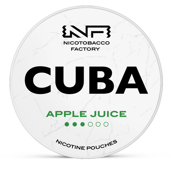 CUBA appel juice 10.4mg nicotine pouches wholesale | Swepouch