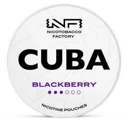 CUBA black currant 10.4mg nicotine pouches wholesale in Strength Guidance collection | Swepouch