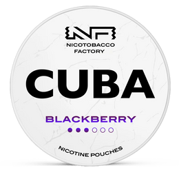 CUBA black currant 10.4mg nicotine pouches wholesale in CUBA White collection | Swepouch