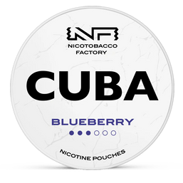 CUBA blueberry 10.4mg nicotine pouches wholesale in Strength Guidance collection | Swepouch