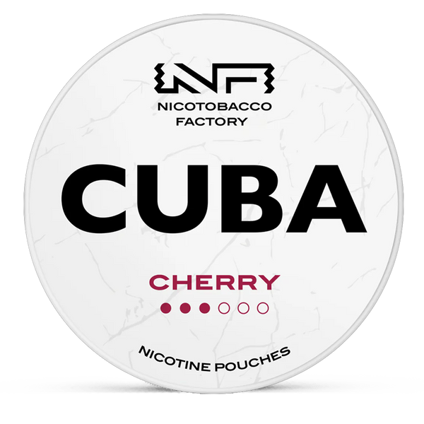 CUBA cherry 10.4mg nicotine pouches wholesale | Swepouch