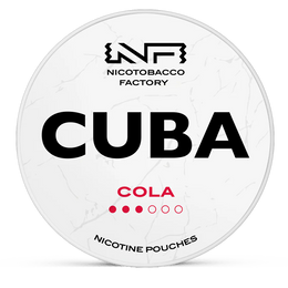 CUBA cola 10.4mg nicotine pouches wholesale in CUBA White collection | Swepouch