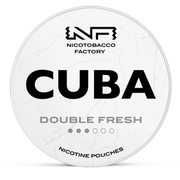 CUBA double fresh 10.4mg nicotine pouches wholesale in Strength Guidance collection | Swepouch