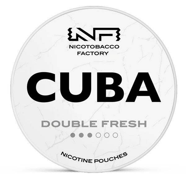 CUBA double fresh 10.4mg nicotine pouches wholesale | Swepouch