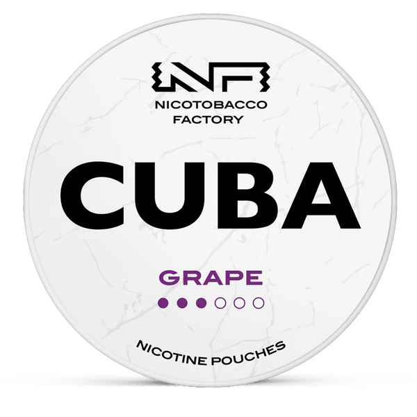 CUBA grape 10.4mg nicotine pouches wholesale | Swepouch