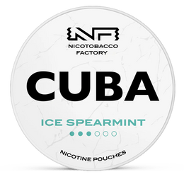 CUBA ice spearmint 10.4mg nicotine pouches wholesale in CUBA White collection | Swepouch