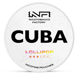 CUBA lollipop 10.4mg nicotine pouches wholesale in Strength Guidance collection | Swepouch