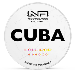 CUBA lollipop 10.4mg nicotine pouches wholesale in CUBA White collection | Swepouch