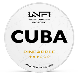 CUBA pineapple 10.4mg nicotine pouches wholesale in CUBA White collection | Swepouch