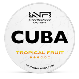 CUBA tropical fruit 10.4mg nicotine pouches wholesale in Strength Guidance collection | Swepouch