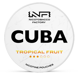CUBA tropical fruit 10.4mg nicotine pouches wholesale in CUBA White collection | Swepouch
