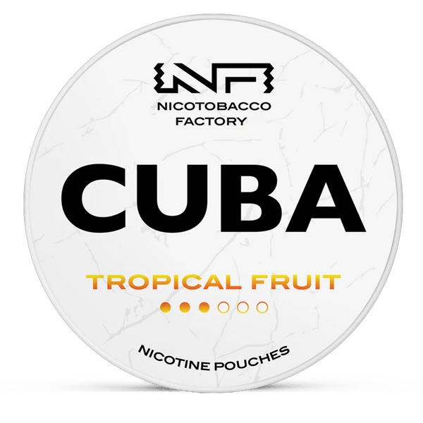 CUBA tropical fruit 10.4mg nicotine pouches wholesale | Swepouch