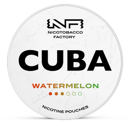 CUBA watermelon 10.4mg nicotine pouches wholesale in CUBA White collection | Swepouch