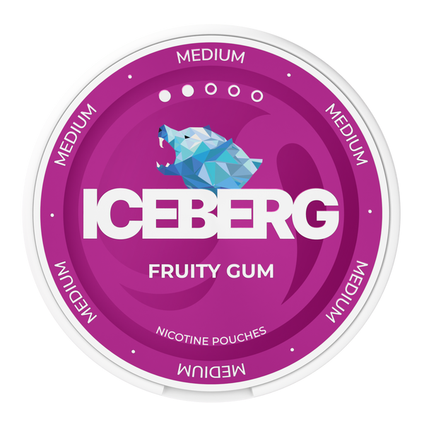 Iceberg Fruity Gum nicotine pouches wholesale | Swepouch

