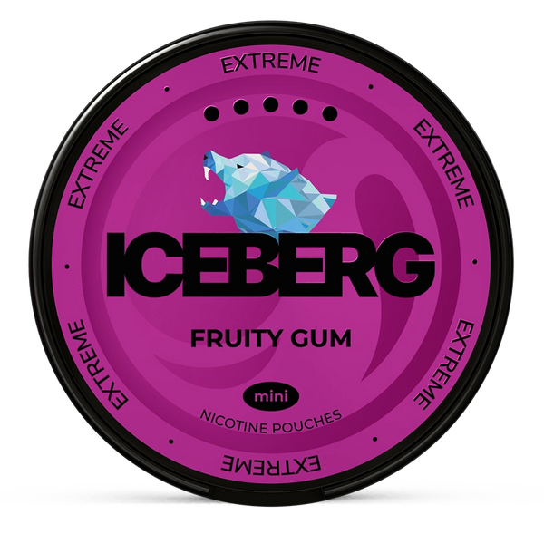 Iceberg fruity gum 20mg nicotine pouches wholesale | Swepouch