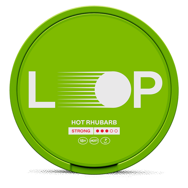 LOOP rhubarb 9.4mg nicotine pouches wholesale | Swepouch