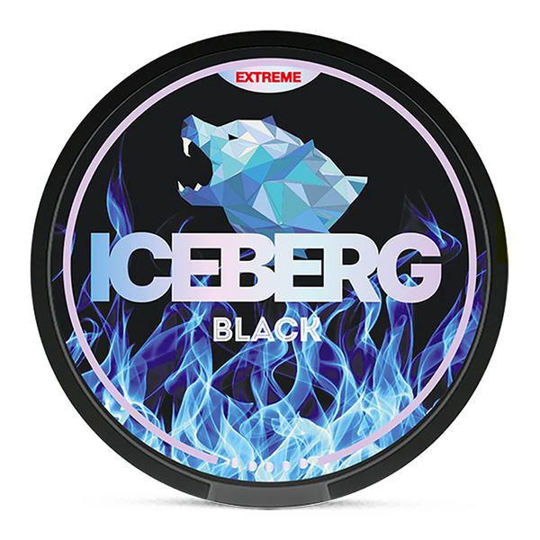 Iceberg black 30mg nicotine pouches wholesale | Swepouch