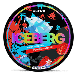 Iceberg strawberry pomegranate 30mg nicotine pouches wholesale in Strength Guidance collection | Swepouch