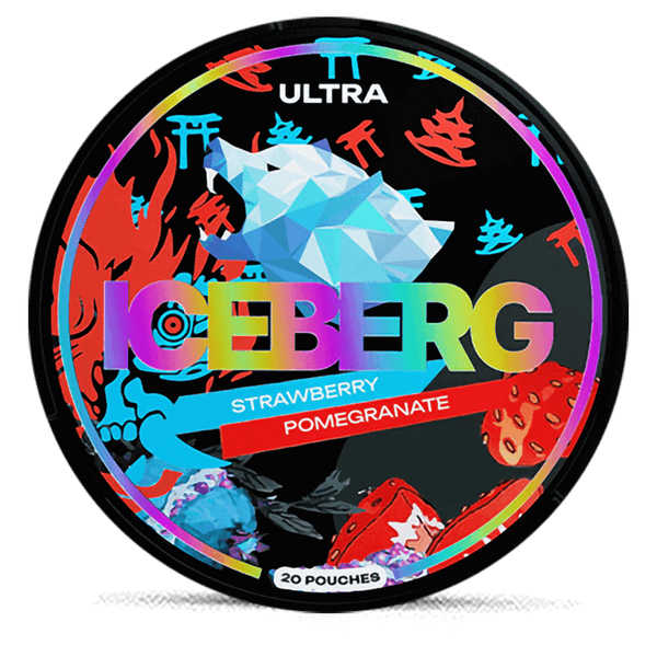 Iceberg strawberry pomegranate 30mg nicotine pouches wholesale | Swepouch