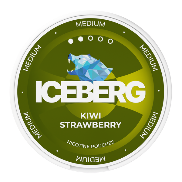 Iceberg Kiwi Strawberry nicotine pouches wholesale | Swepouch

