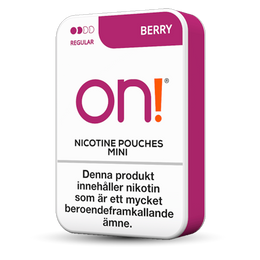 ON! on! berry 3mg nicotine pouches wholesale in On! collection | Swepouch