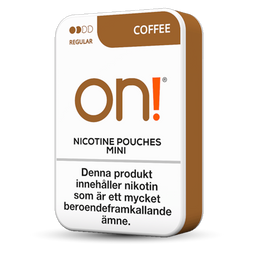 ON! on! coffee 3mg nicotine pouches wholesale in On! collection | Swepouch