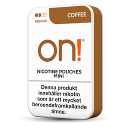 ON! on! coffee 3mg nicotine pouches wholesale in On! collection | Swepouch