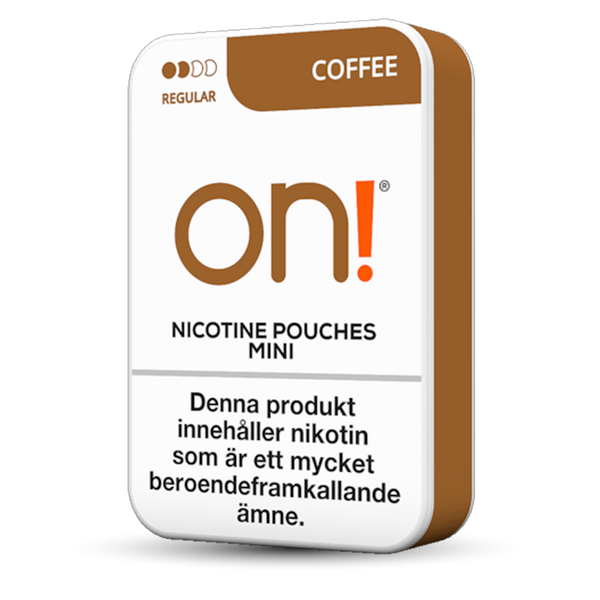 ON! on! coffee 3mg nicotine pouches wholesale | Swepouch