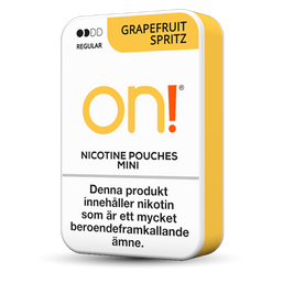 ON! on! grapefruit spritz 3mg nicotine pouches wholesale in On! collection | Swepouch
