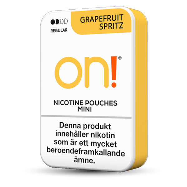 ON! on! grapefruit spritz 3mg nicotine pouches wholesale | Swepouch