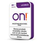 ON! on! licorice 3mg nicotine pouches wholesale | Swepouch