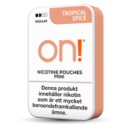 ON! on! tropical spice 3mg nicotine pouches wholesale in On! collection | Swepouch