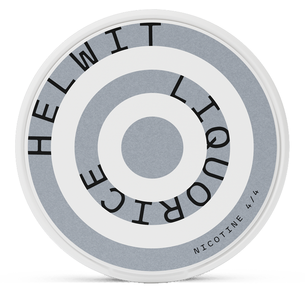 Helwit liquorice 6 mg nicotine pouches wholesale | Swepouch