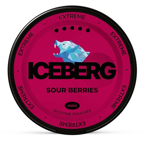 Iceberg sour berries 20mg nicotine pouches wholesale | Swepouch