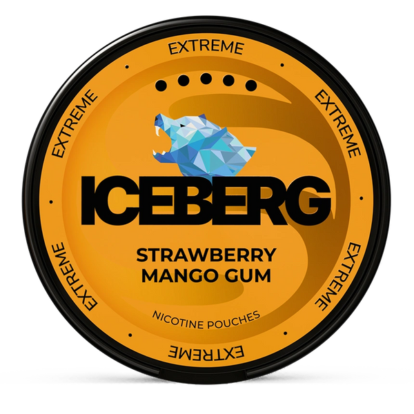 Iceberg strawberry mango gum 40mg nicotine pouches wholesale | Swepouch