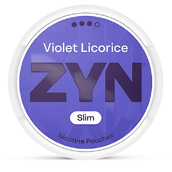 Zyn Slim Violet Licorice Strong New